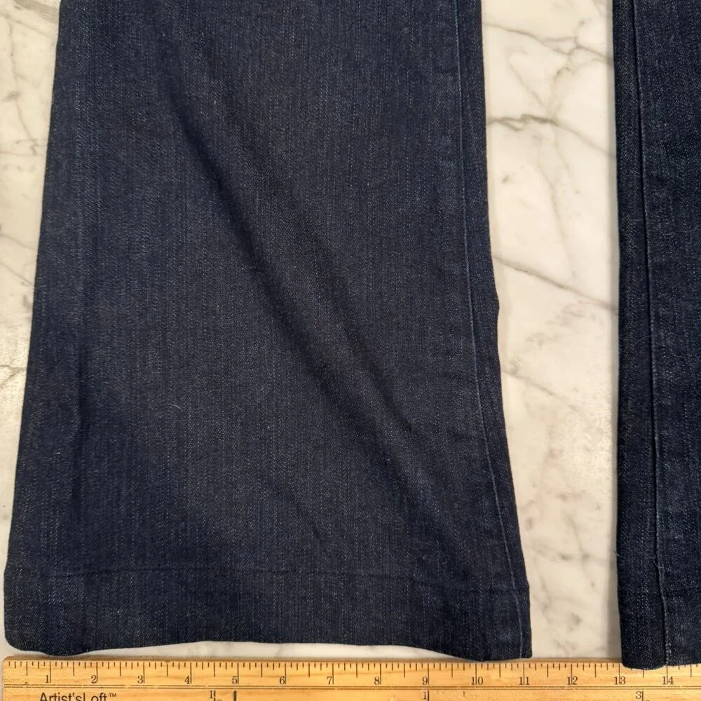 7 For all Mankind Flared Denim With Straps - Picture 3 of 5